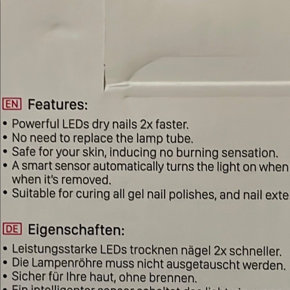 SUNUV 2-in-1 LED/UV Lamp NWT for drying Gel Polishes & Nail Extensions - Picture 6 of 8